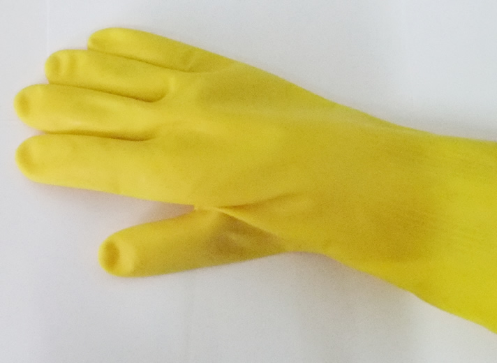 工業膠手套（耐酸耐堿加厚牛筋）